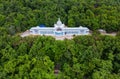 Aerial view of Pushkin Gallery in summer, Zheleznovodsk, Stavropol Krai, Russia Royalty Free Stock Photo