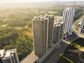 Aerial view of Putrajaya resident houses. Royalty Free Stock Photo