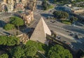 The Pyramid of Cestius in Rome