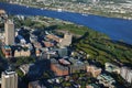 Aerial view of Quebec City Royalty Free Stock Photo
