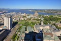 Aerial view of Quebec City, Quebec, Canada Royalty Free Stock Photo