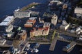Aerial view of Quebec City Royalty Free Stock Photo
