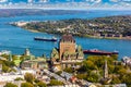 Aerial view of Quebec city Royalty Free Stock Photo