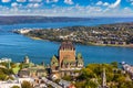 Aerial view of Quebec city Royalty Free Stock Photo