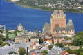 Aerial view of Quebec City, Quebec, Canada Royalty Free Stock Photo