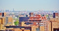 Aerial view queens new york panorama