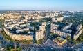 Aerial view of Raiduzhnyi district of Kiev, Ukraine