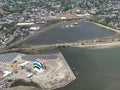 Aerial View of the Rainbow Swash, Boston, MA