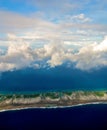 Aerial view of Rangiroa Royalty Free Stock Photo