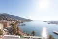 Aerial view of Rapallo in Italy Royalty Free Stock Photo