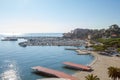 Aerial view of Rapallo in Italy Royalty Free Stock Photo