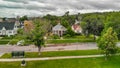 Aerial view of Rapid City Park from drone, South Dakota Royalty Free Stock Photo