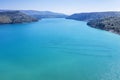 An aerial view of Rasa bay, Istria, Croatia Royalty Free Stock Photo