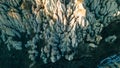 aerial view of Red valley at Cappadocia, Anatolia, Turkey Royalty Free Stock Photo