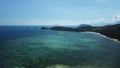 Aerial view of reef and seagrass beds Royalty Free Stock Photo