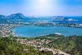 Aerial View of Regiao Oceanica in Niteroi, Rio de Janeiro, Brazil Royalty Free Stock Photo