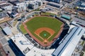 Aerial view Regions field baseball stadium in Birmingham, Alabama