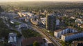 Aerial view of the residential area of Bern