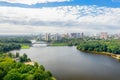 Aerial view of the city of Khimki