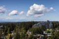 Aerial View of Residential Homes in a peaceful neighborhood Royalty Free Stock Photo