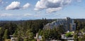 Aerial View of Residential Homes in a peaceful neighborhood Royalty Free Stock Photo