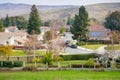 Aerial view of residential neighborhood in San Jose, south San Francisco bay, California Royalty Free Stock Photo