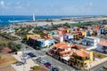 Aerial view of the resort town of Punta del Hidalgo. Tenerife, Canary Islands, Spain.