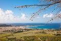 Aerial view San Vito Lo Capo, Sicily Royalty Free Stock Photo