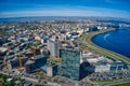 Aerial View of Reykjavik, The Rapidly Growing Urban Metro of Iceland