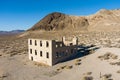 Aerial view of Rhyolite Ghost town. Royalty Free Stock Photo