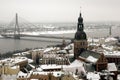 Aerial view of Riga