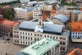 Aerial view of the Riga city, Latvia