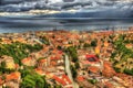 Aerial view of Rijeka, Croatia