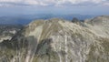 Aerial view of Rila Mountain near Golyam Kupen peak, Bulgaria