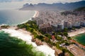Aerial view on Rio de Janeiro Royalty Free Stock Photo