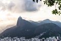 Aerial view of Rio de Janeiro with Christ Redeemer and Corcovado Mountain. Brazil. Latin America Royalty Free Stock Photo