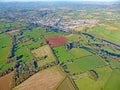 Aerial view of the River Dart in Devon