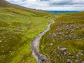 Aerial view of river in Mahon Falls, Mountain Breeze, Comeragh Royalty Free Stock Photo