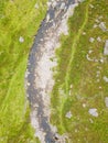 Aerial view of river in Mahon Falls, Mountain Breeze, Comeragh