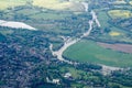 Aerial View of the River Thames at Wargrave, Berkshire