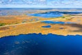 Autumn landscape. West Siberian Plain.