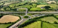 Aerial view of Roads and Infrastructure at Newry Bypass County Down Northern Ireland