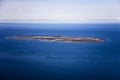 Aerial View of Robben Island, Cape Town, South Africa