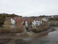 Aerial view of the Robin Hoods Bay Area in North Yorkshire Royalty Free Stock Photo