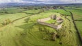 Aerial view. Roche castle. Dundalk. Ireland Royalty Free Stock Photo