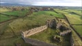 Aerial view. Roche castle. Dundalk. Ireland