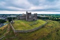Aerial view of the Rock of Cashel in Ireland