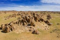 Rock formations and stones in Mongolia