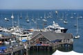 Aerial view of Rockland Harbor, Maine