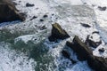 Aerial View of Rocky Oregon Coast